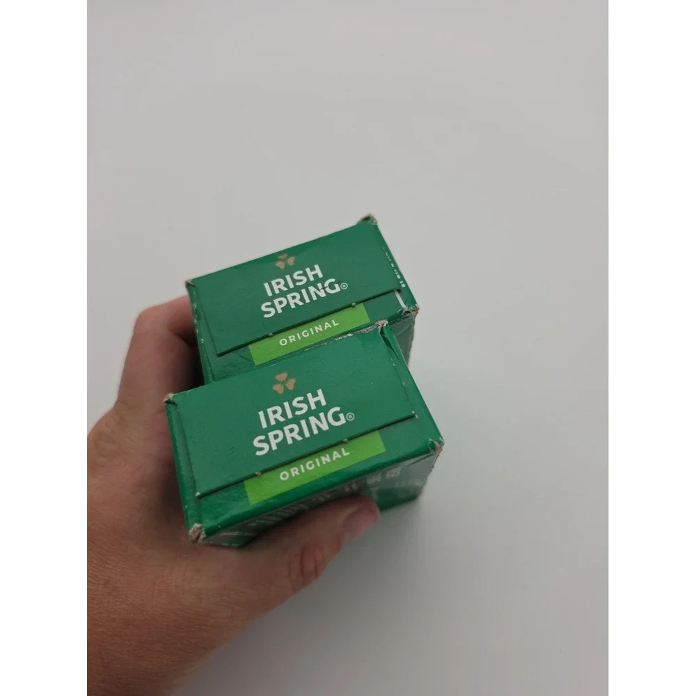 NEW (2 Total) Irish Spring Original Deodorant Bar Soap (2) 4oz